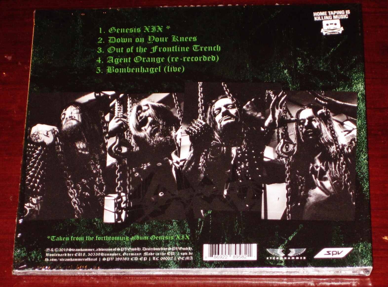 Sodom: Out Of The Frontline Trench CD PA 2019 SPV / Steamhammer EU Digipak NEW