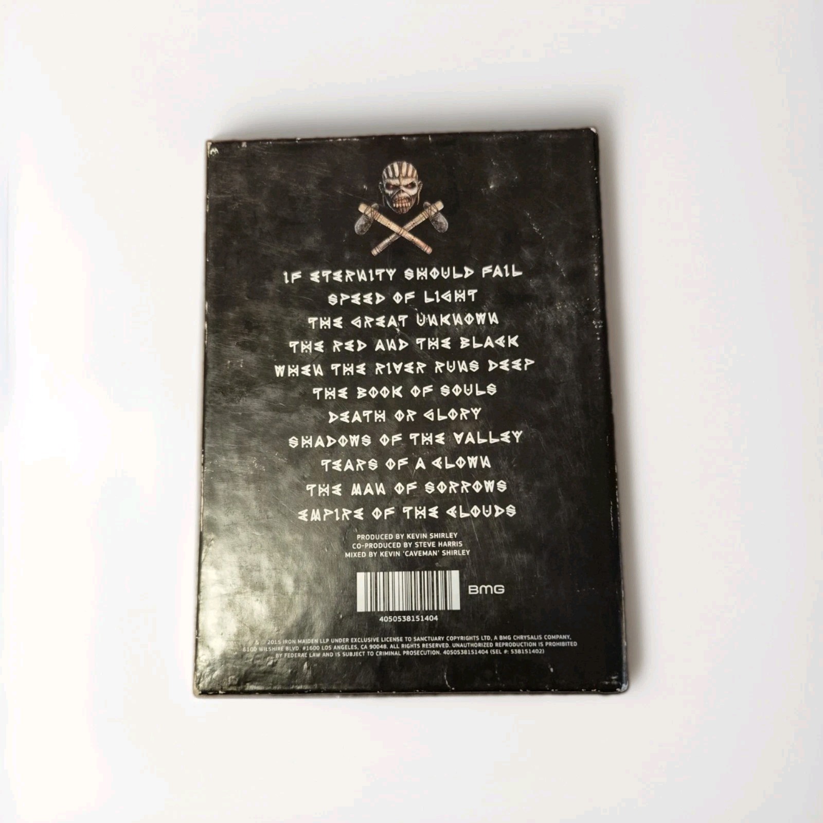 Iron Maiden The Book of Souls CD Deluxe Edition Hardbound Book Heavy Metal Rock