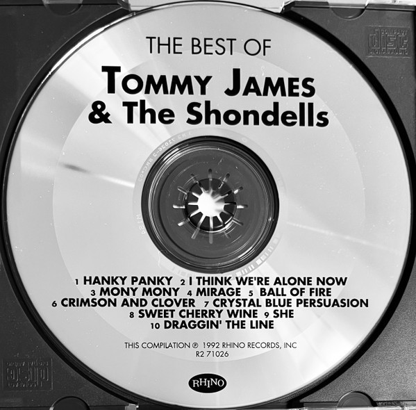 Tommy James & The Shondells – The Best Of (CD, 1992, Rhino R2 71026)