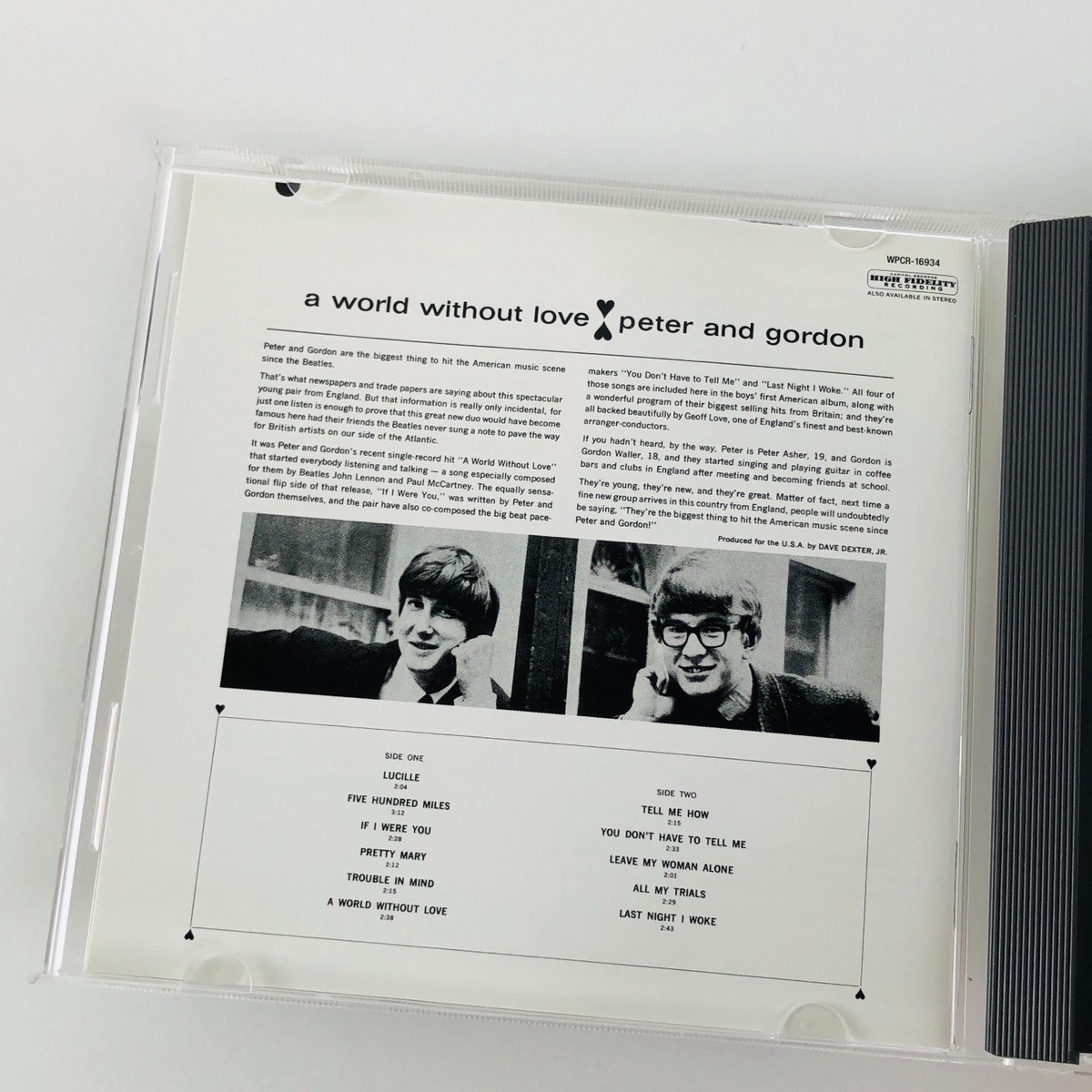 Peter And Gordon – A World Without Love CD Japan Reissue w/ 15 Bonus Tracks EX+
