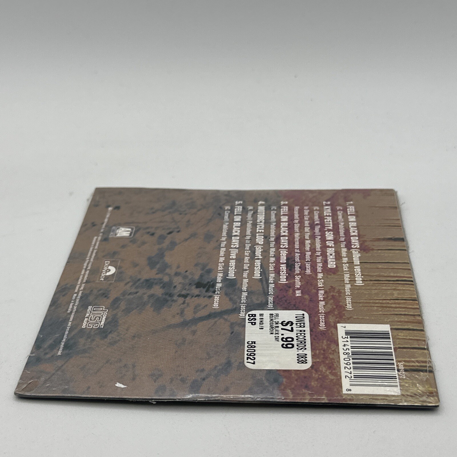 Soundgarden Fell On Black Days 1994 CD Digipak Import Grunge Cornell SEALED NEW