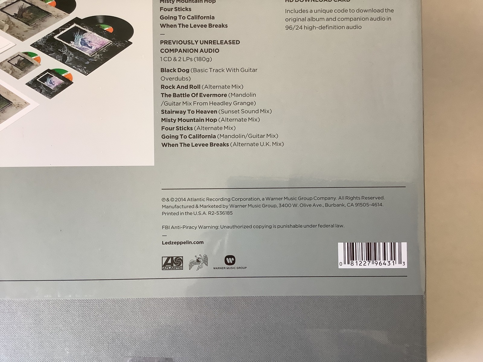 LED ZEPPELIN IV Super Deluxe Box Set Edition New