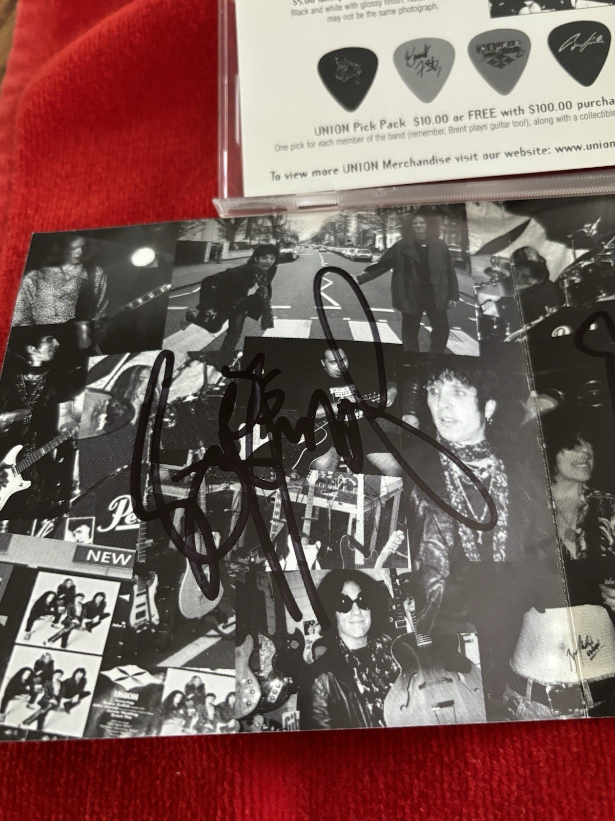Union : Live In The Galaxy CD 1999 SIGNED by band MINT