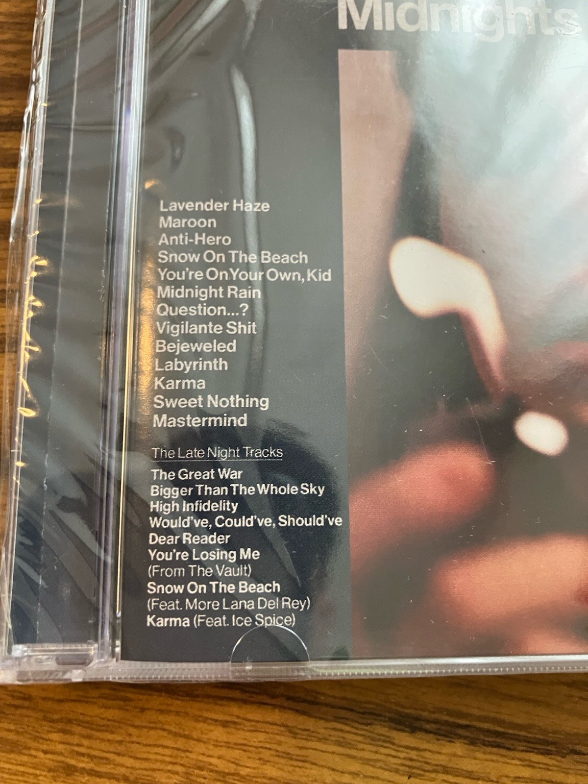 Sealed Taylor Swift Midnights CD Late Night Edition Only Sold At NJ Eras Shows