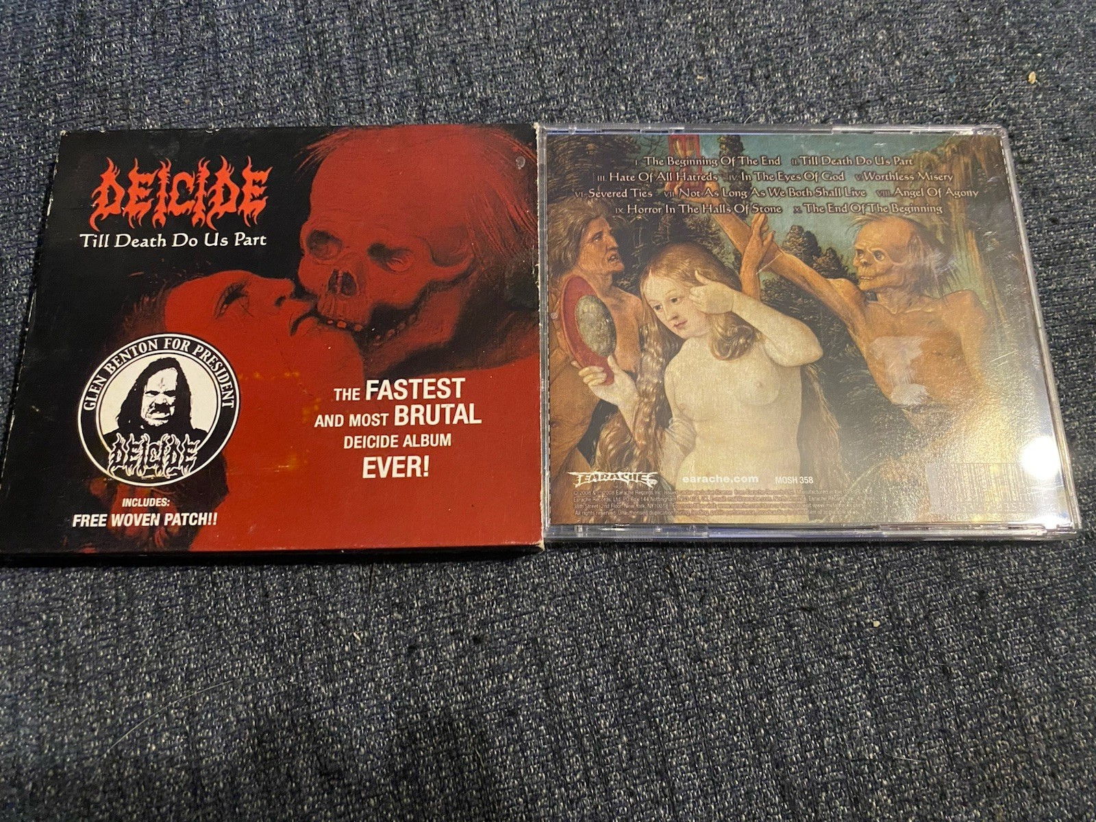 Deicide - Till Death Do Us Part CD 2008 Earache Records Limited Edition Release