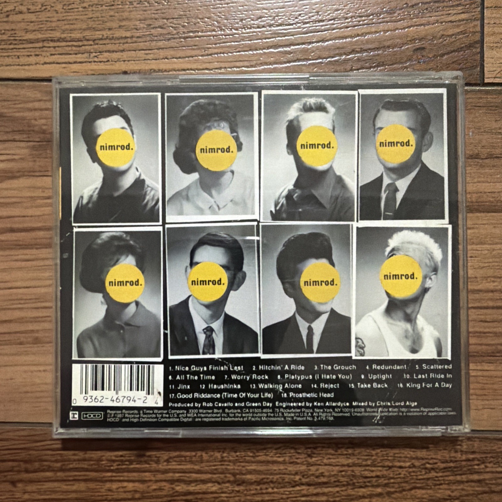 Green Day CD Album: Nimrod Rock English Multicolor 1997 in Jewel Case