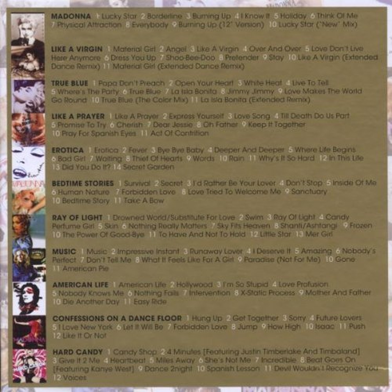 Madonna - The Complete Studio Albums 1983 - 2008