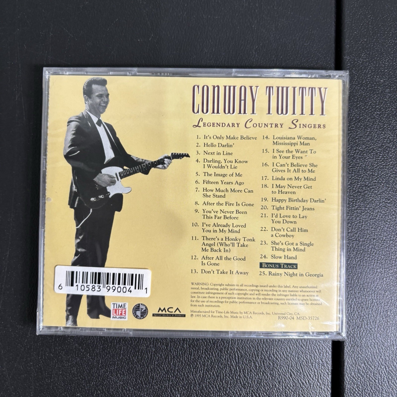 Conway Twitty 5 CD Lot The Legendary-Sings Elvis-Number Ones-New & Sealed
