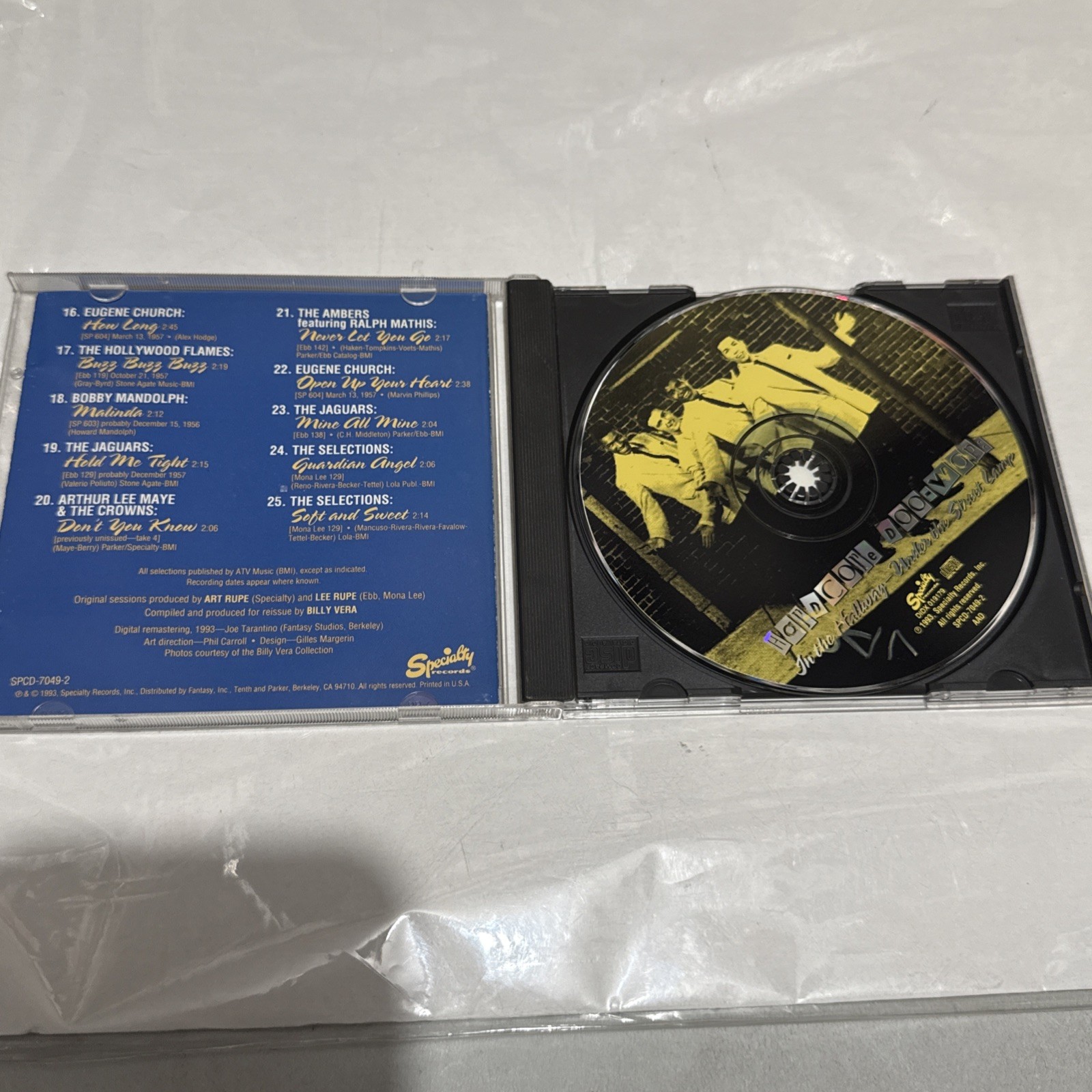 Hardcore Doo Wop~RARE 1993 25 Track CD Comp~Jaguars~Crowns~Flames~Selections