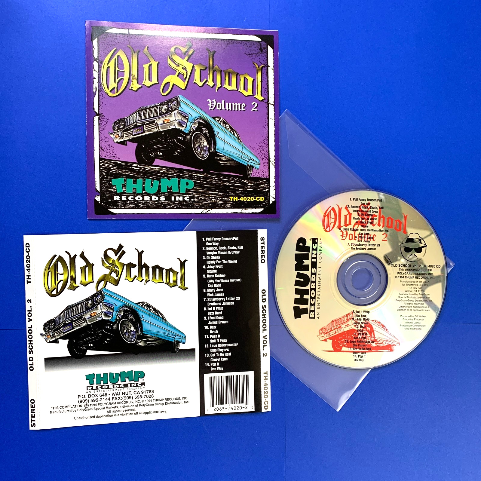 Old School Vol. 2 (CD, 1994) - Thump Records, NO CASE