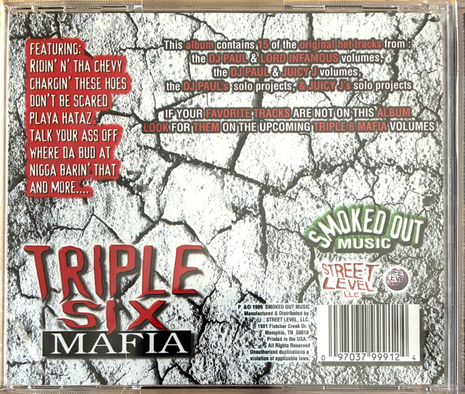 TRIPLE SIX MAFIA - Underground Vol. 1, Vol. 2 & Vol. 3 (Factory Sealed 3-CD Set)