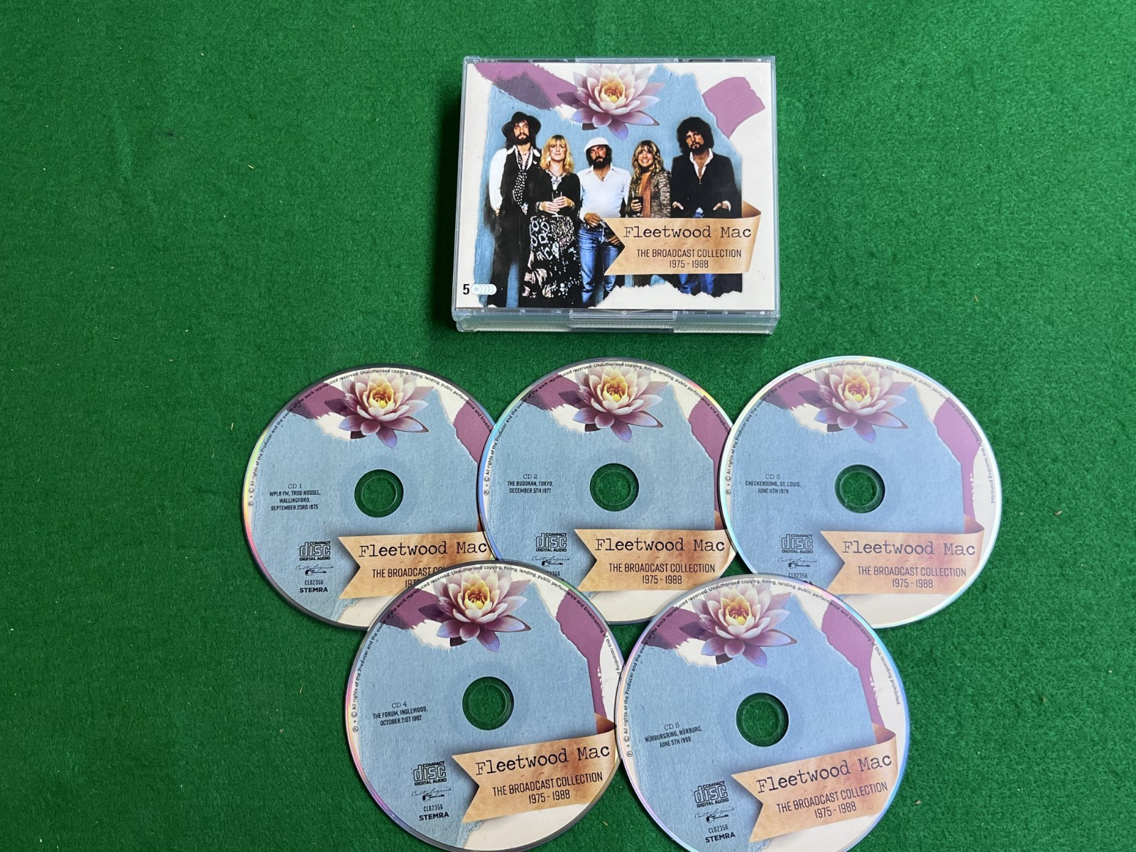 FLEETWOOD MAC: The Broadcast Collection 1975-1988, 5 CD Box-set, Live Rarities