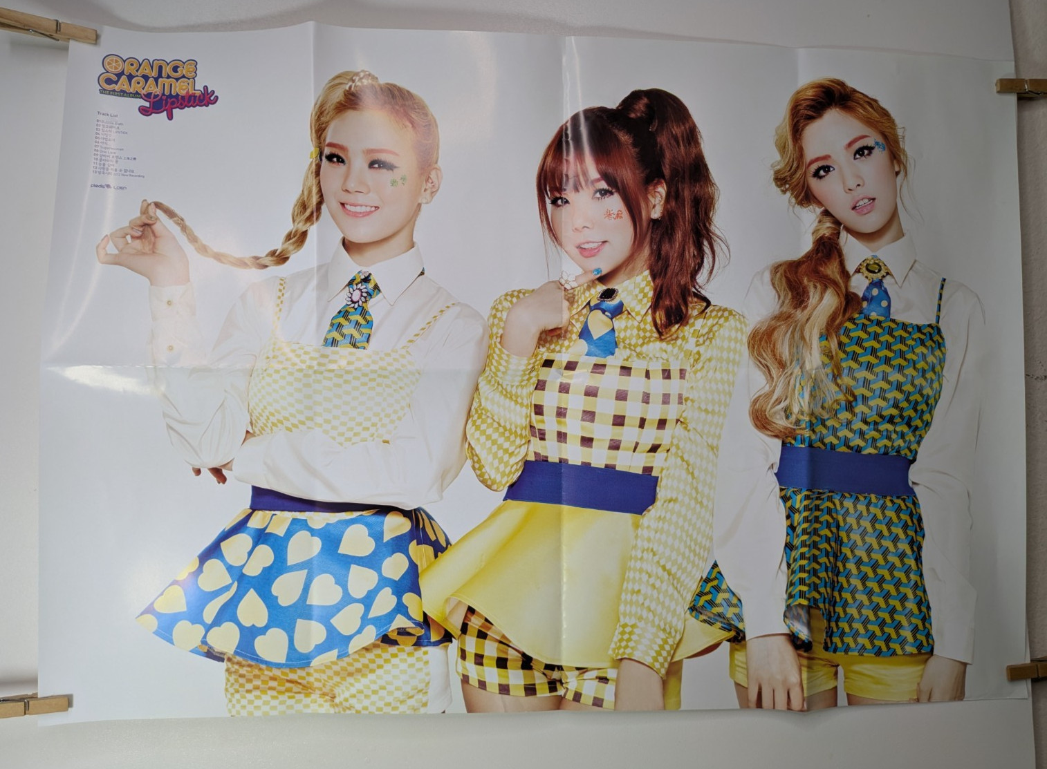 Orange Caramel First Album Lipstick Poster Lizzy Photocard K-Pop AfterSchool CD