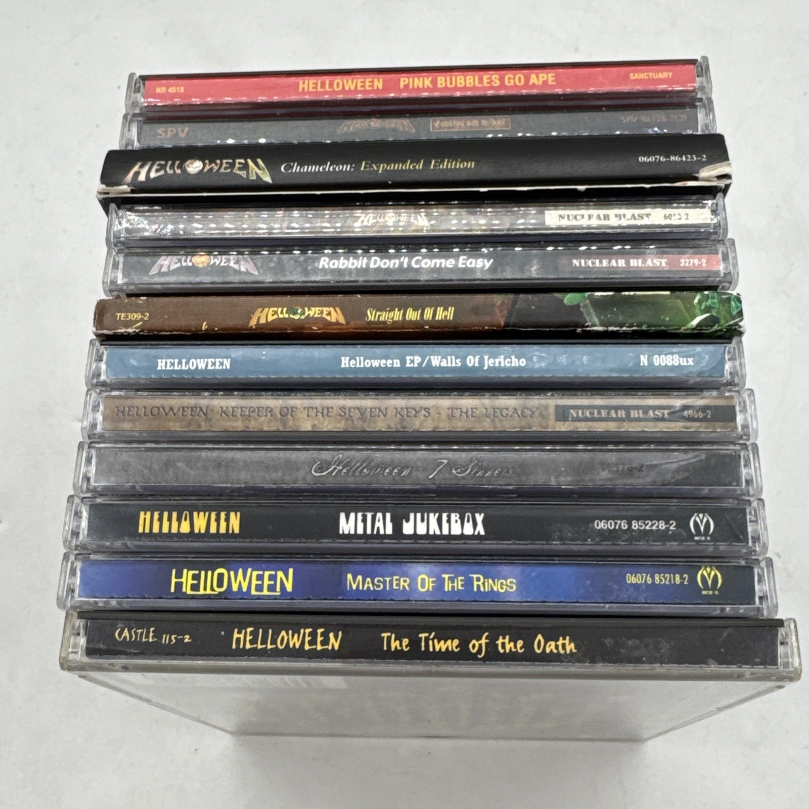 12 CD Lot Helloween Oath Rings Jukebox Keeper Keys Jericho Hell Rabbit Chameleon