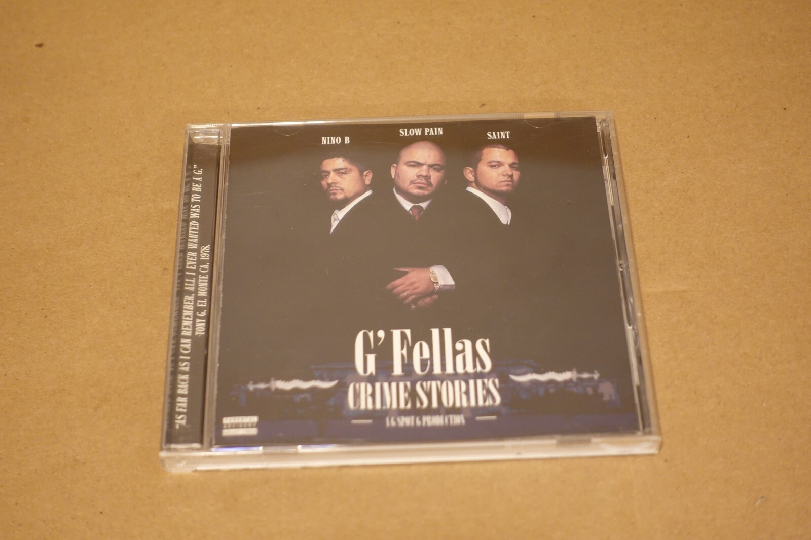 G' Fellas - Crime Stories (1999 Celeb Entertainment CD) Rare VERY GOOD + OOP