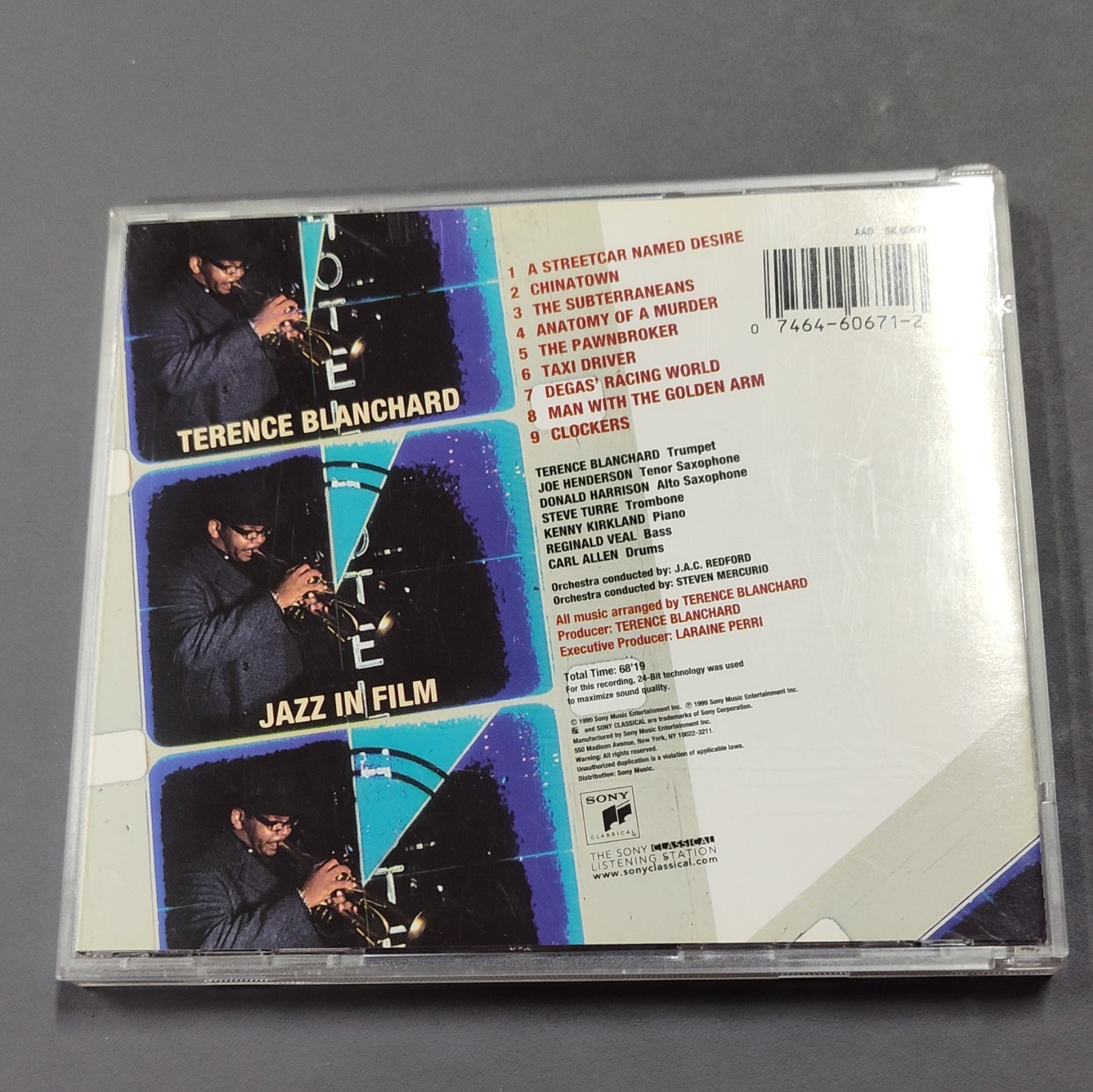 Terence Blanchard - Jazz in Film Film Score/Soundtrack Jazz CD 1999 Sony