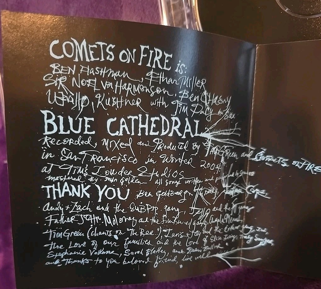 Comets On Fire Blue Cathedral MusicCD 2004 Sub Pop Garage Rock Psych Space Rock