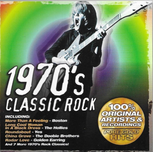 CD- 1970's Classic Rock, Various Artists, Compass Productions 1999