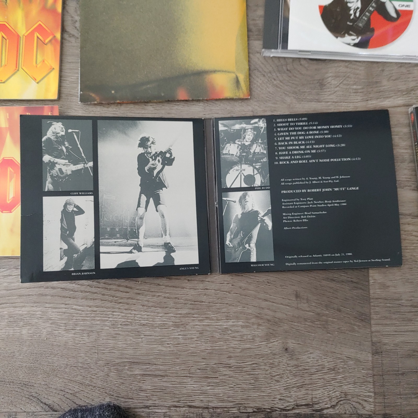 Bonfire by AC/DC (CD, 1997) Box Set Discs Posters/ Guitar Pick