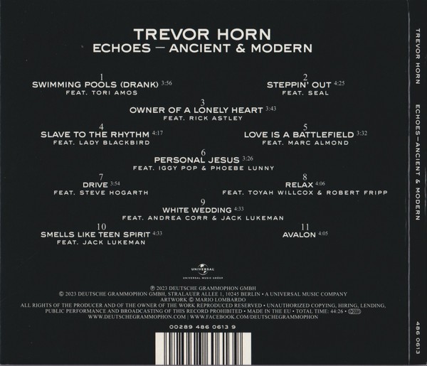 Trevor Horn – Echoes - Ancient & Modern CD - NEW