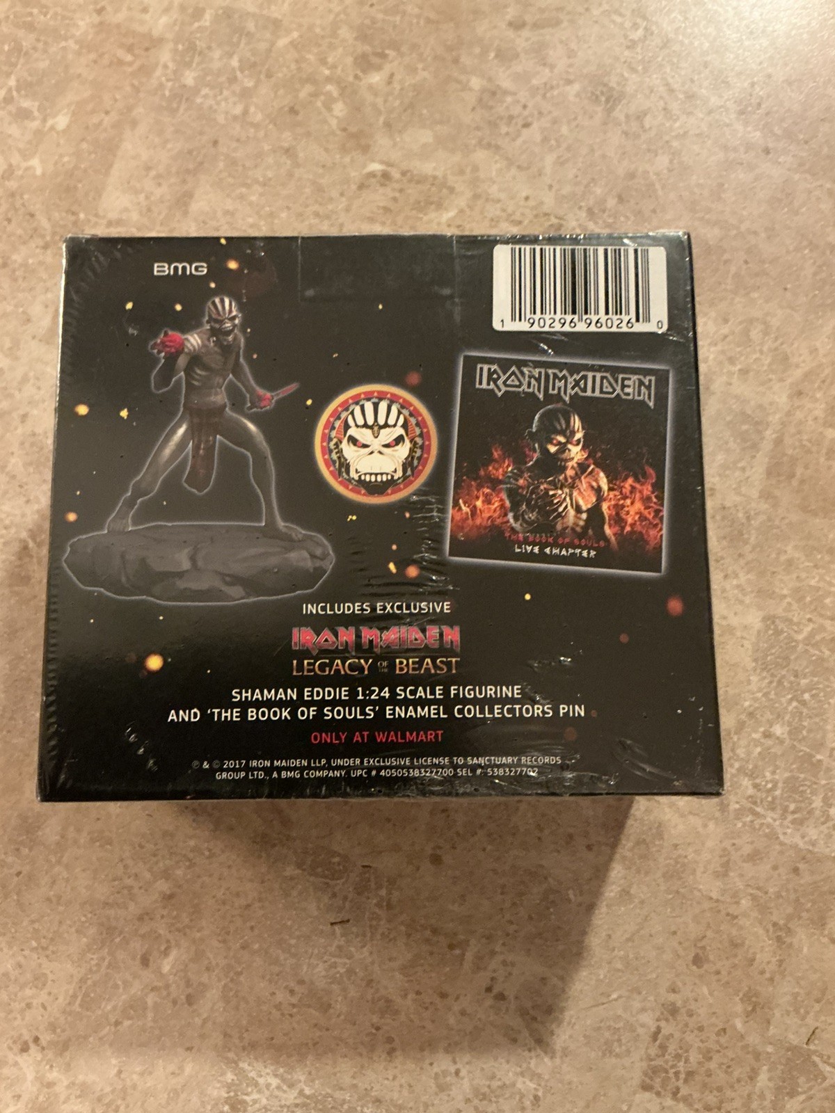 IRON MAIDEN The Book of Souls The Live Chapter - 2 CDs & Figurine 2017 NEW