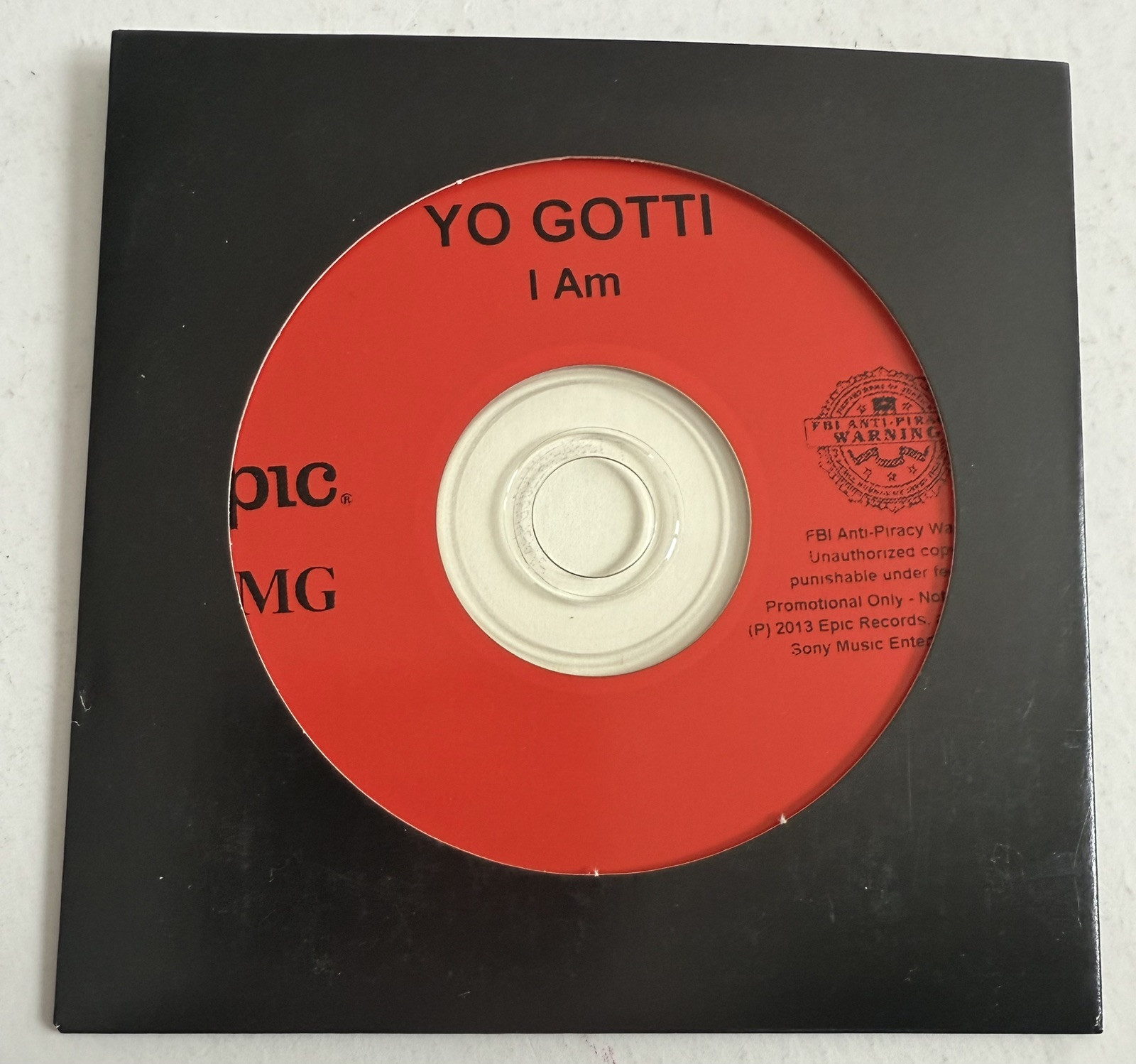 YO GOTTI I Am PROMOTIONAL In-Store Play CD MINT 2013 RARE!