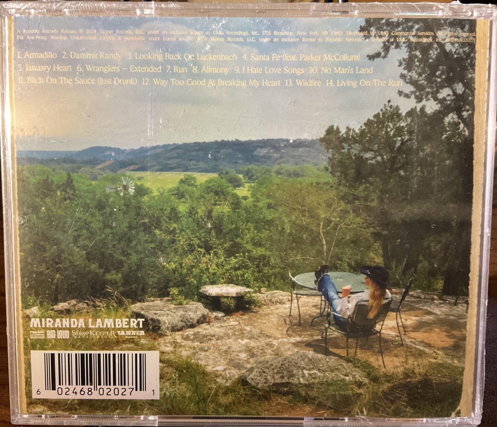 Miranda Lambert Postcards from Texas CD 2024 Target Exclusive NEW