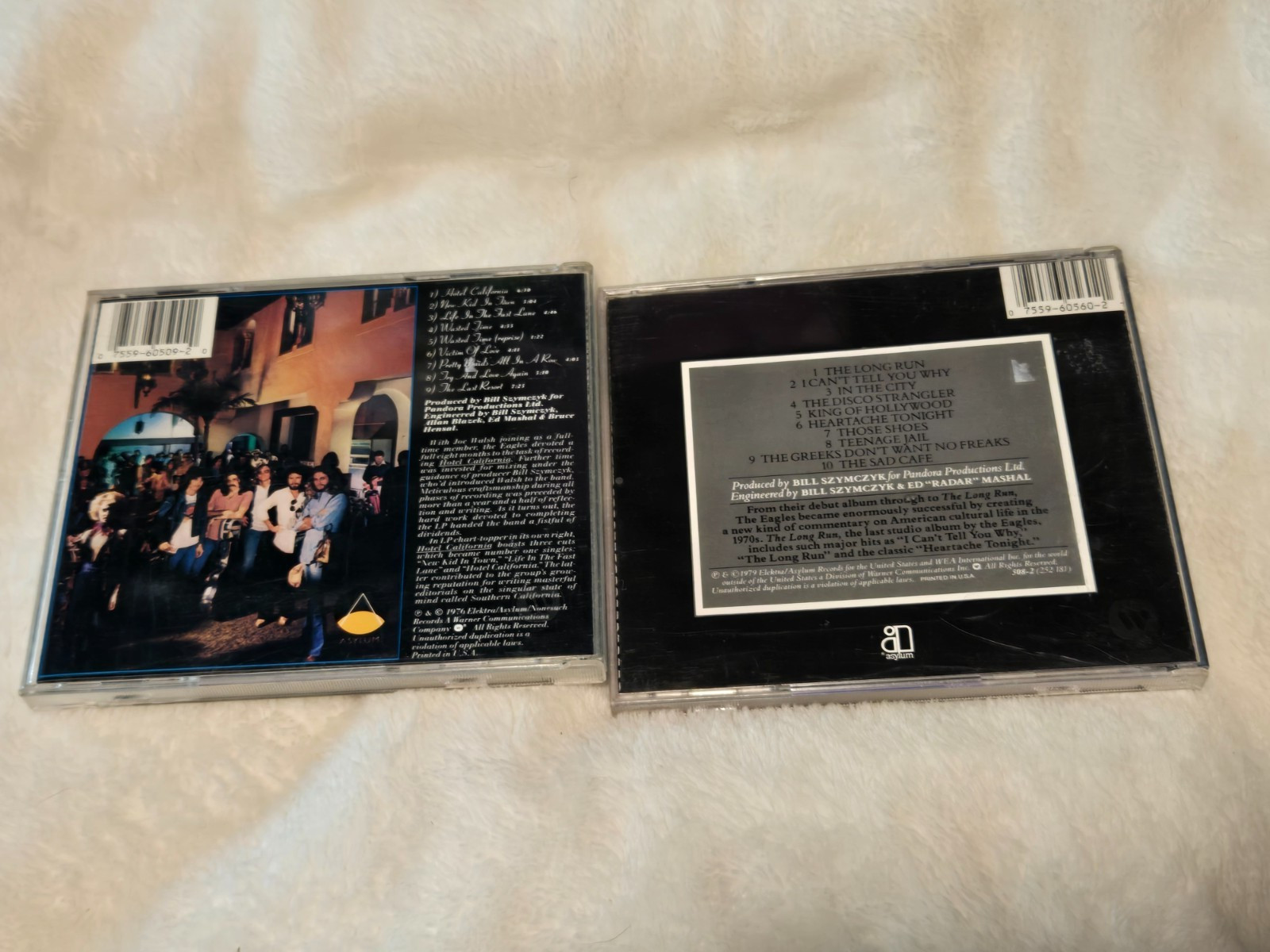 The Eagles 2 CD Rock Lot - Hotel California, Long Run,