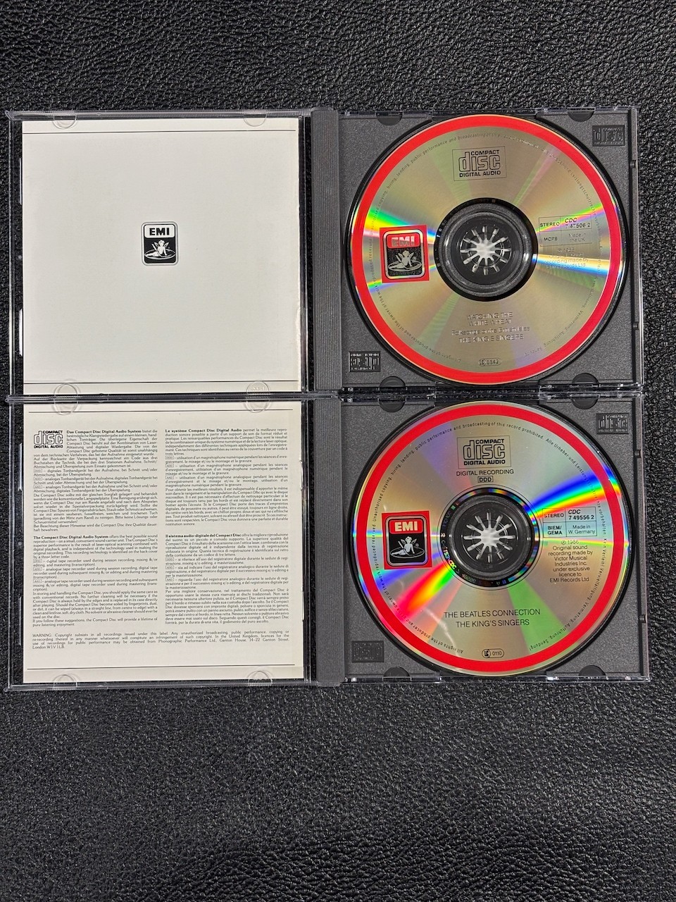 EMI West Germany CD Lot 2 Kings Singers Beatles Connection Folk Import WG