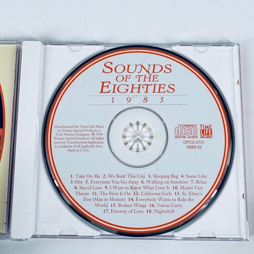 Sounds of the Eighties 1985 CD Pop Rock New Wave Time-Life Music 5 Discs