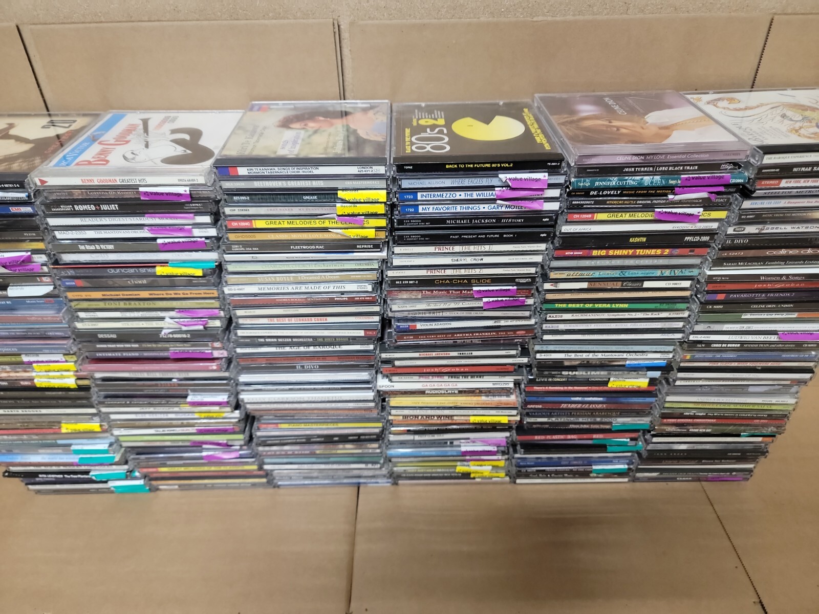 Lot of 50 Assorted CDs MIX ALL Genres Artwork+Case RANDOM BUNDLE Wholesale Bulk