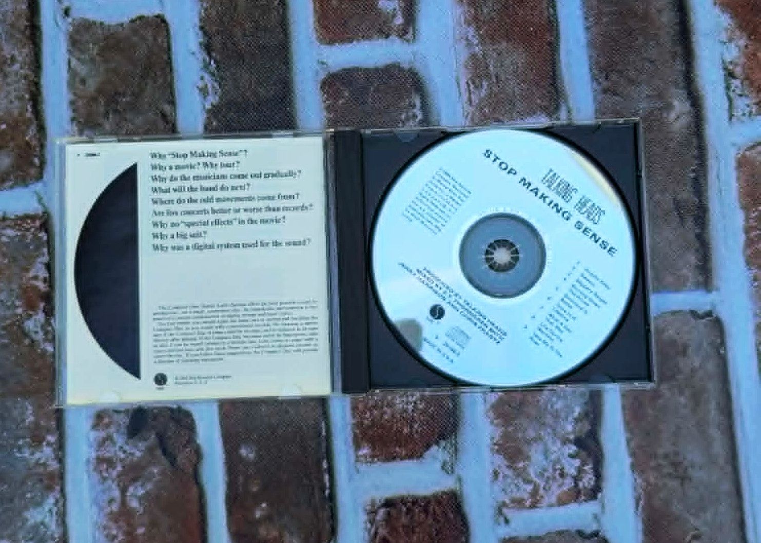Talking Heads Stop Making Sense CD Sire Warner Bros Psycho Killer New Wave
