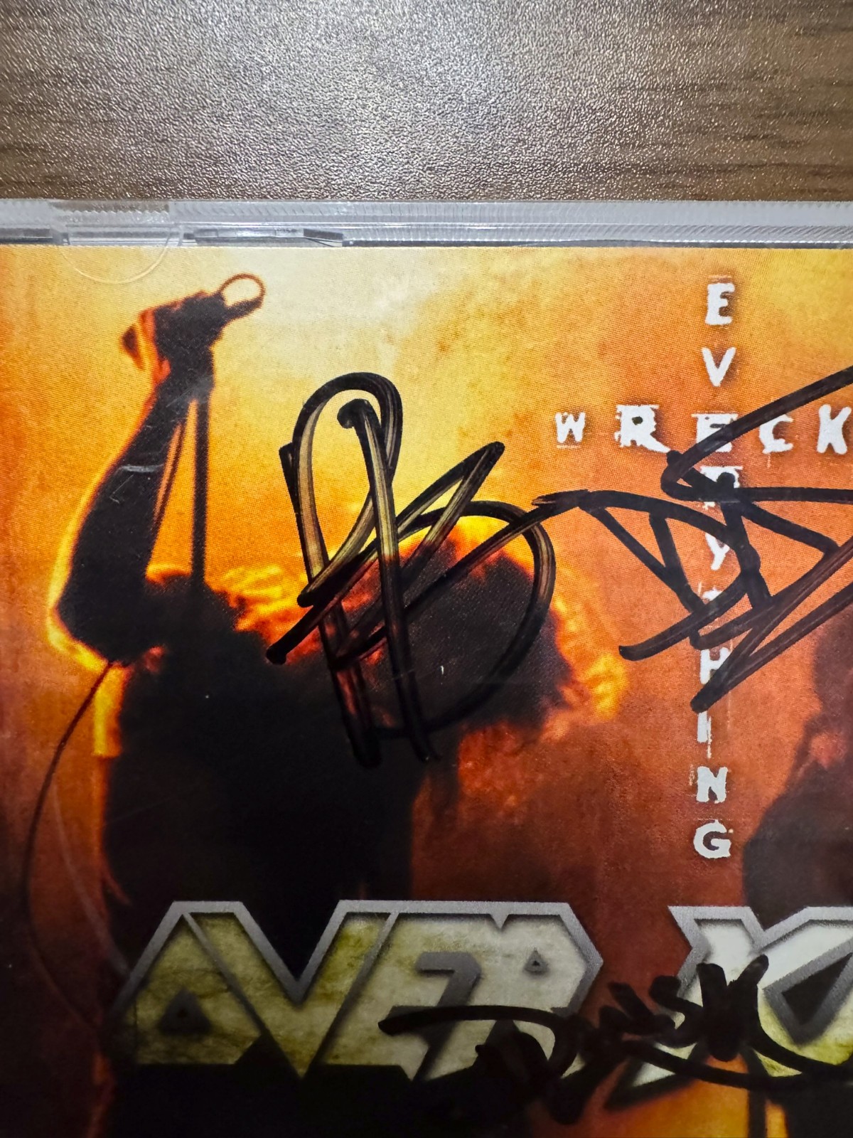 Overkill Wrecking Everything Live Signed CD Autographed Blitz DD Verni - Thrash