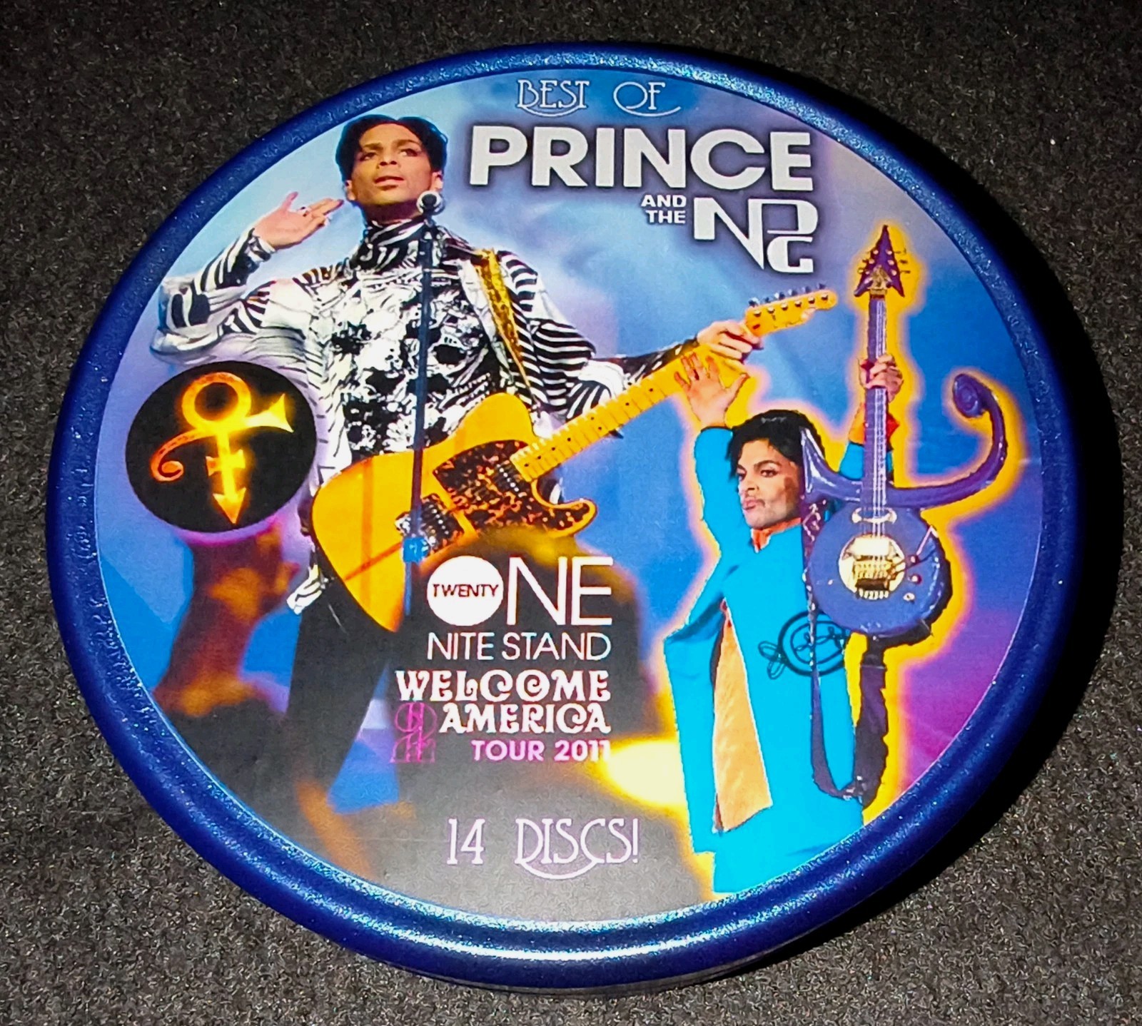 Prince Best Of 21 Night Stand Collectible Metal Canister 14 disc set NEW