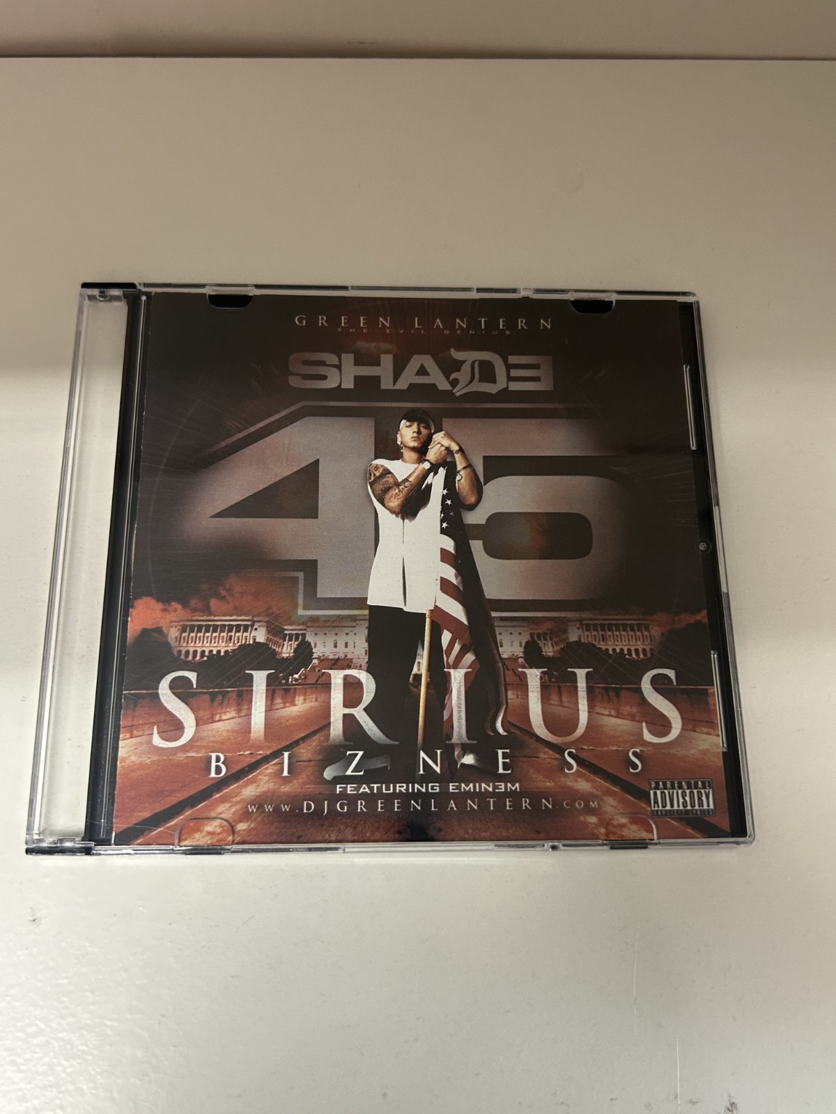 DJ GREEN LANTERN SHADE 45 SIRIUS BIZNESS SHADY RECORDS PROMO MIXTAPE EMINEM CD