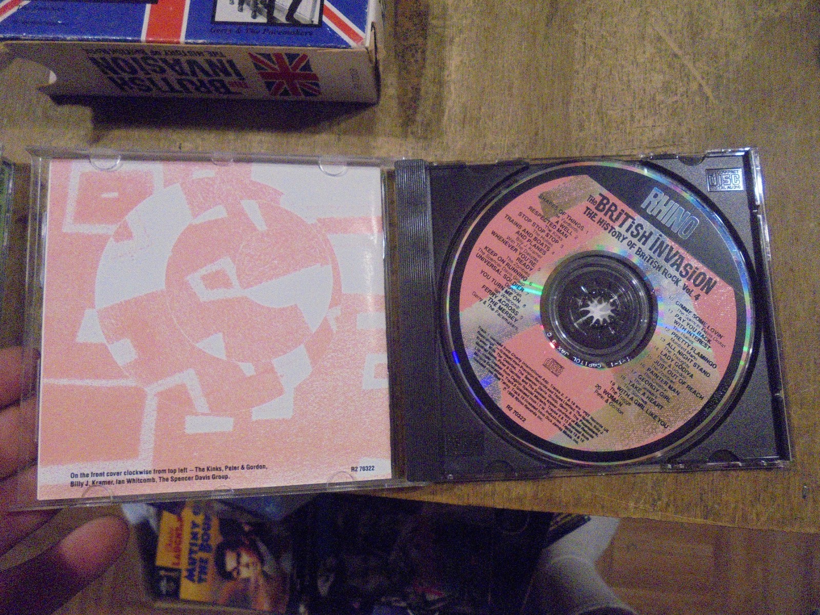 The British Invasion 4 CD Box Set The History of British Rock Rhino R2 72008