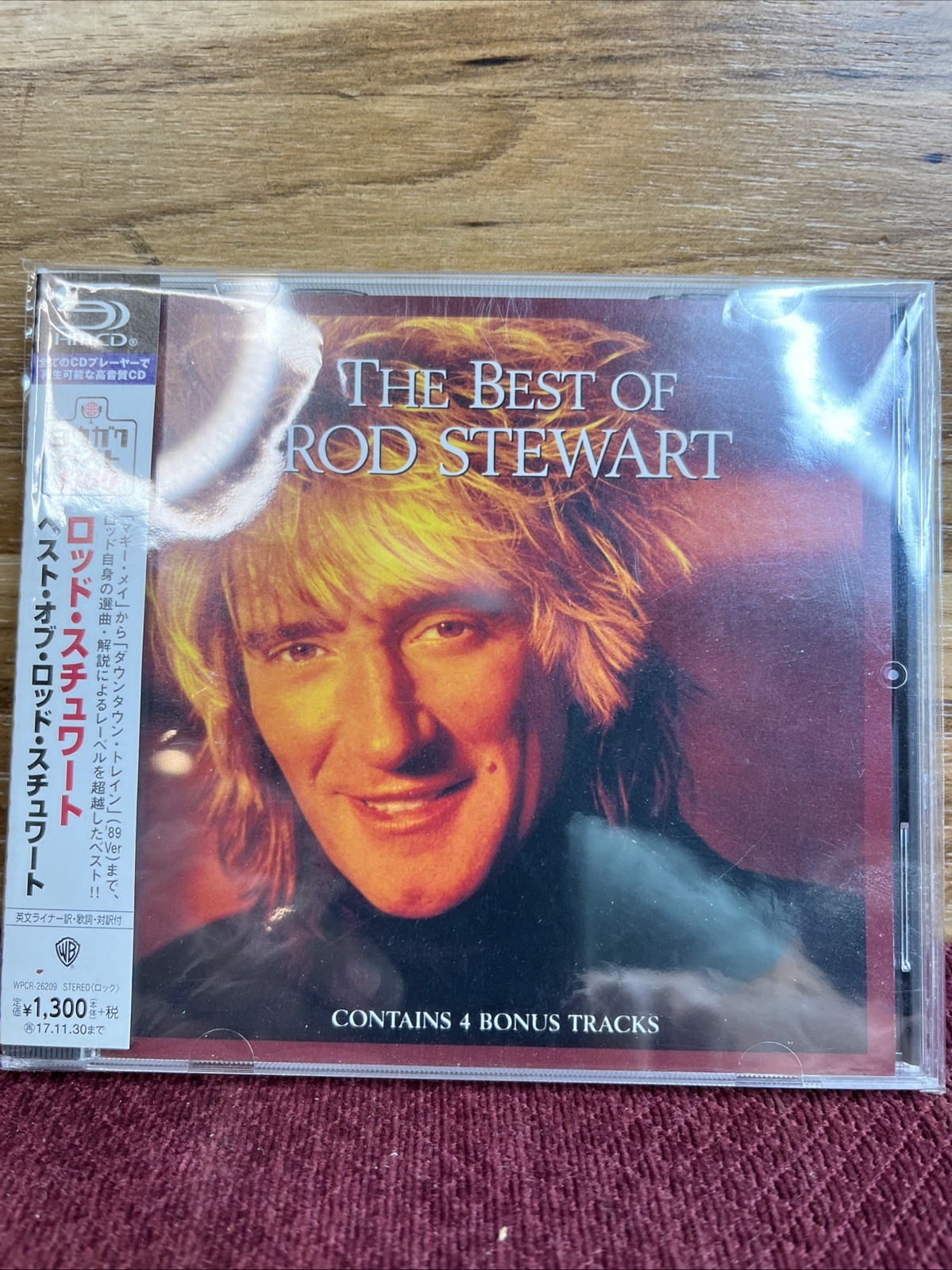 Rod Stewart CD (SHM-CD) "The Best Of Rod Stewart" Japan OBI IMPORT EXCELLENT