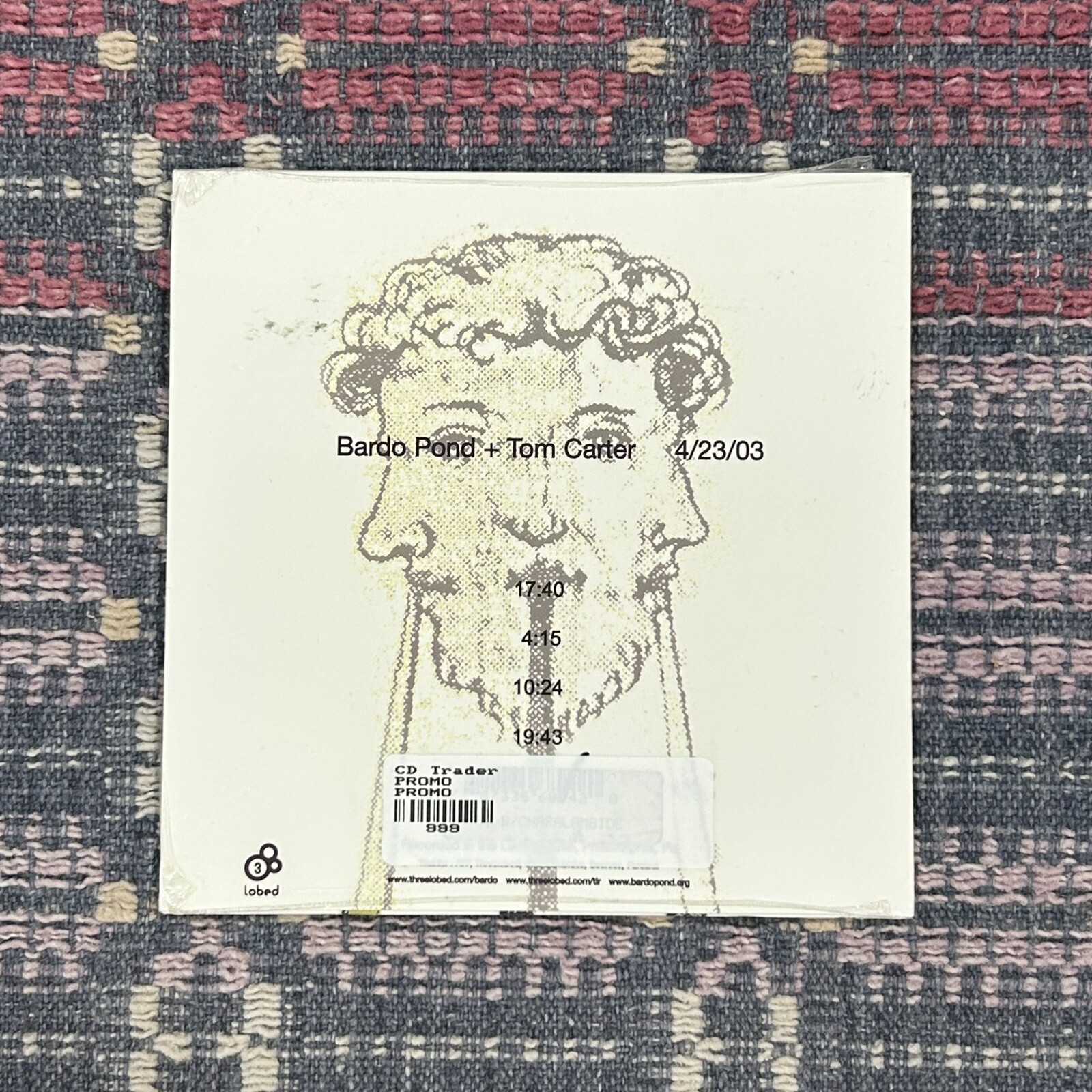Bardo Pond Tom Carter 4/23/03 CD Sealed Rare Ambient Charalambides Three Lobed