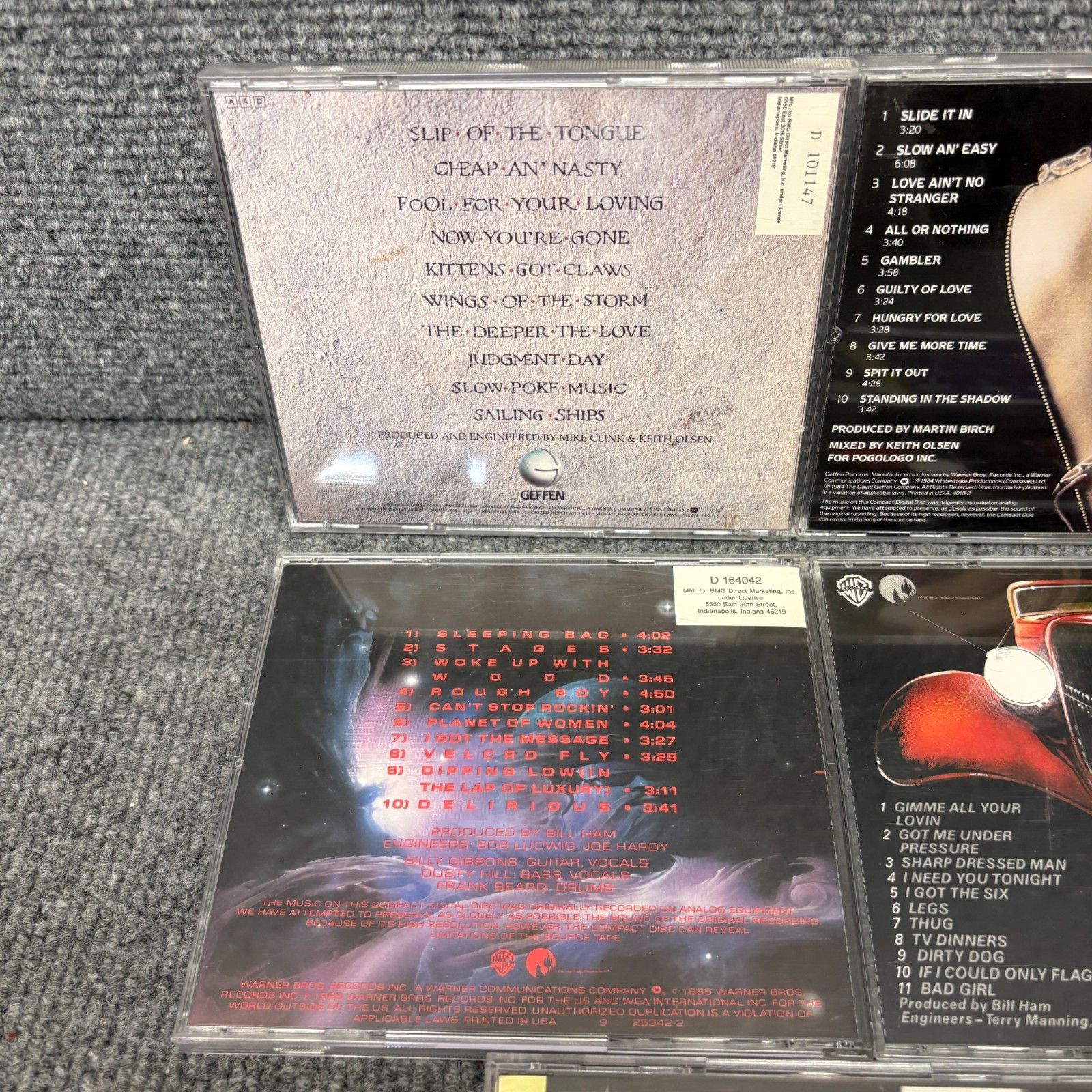 Classic Hard Rock CD Lot AC/DC ZZ Top Tesla Whitesnake Thin Lizzy