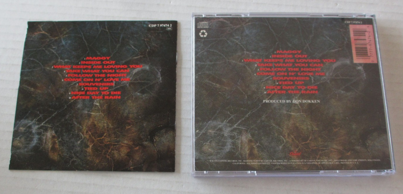XYZ- SELF-TITLED DEBUT CD 1989 80s HAIR METAL / GLAM ROCK AOR / POISON / RATT