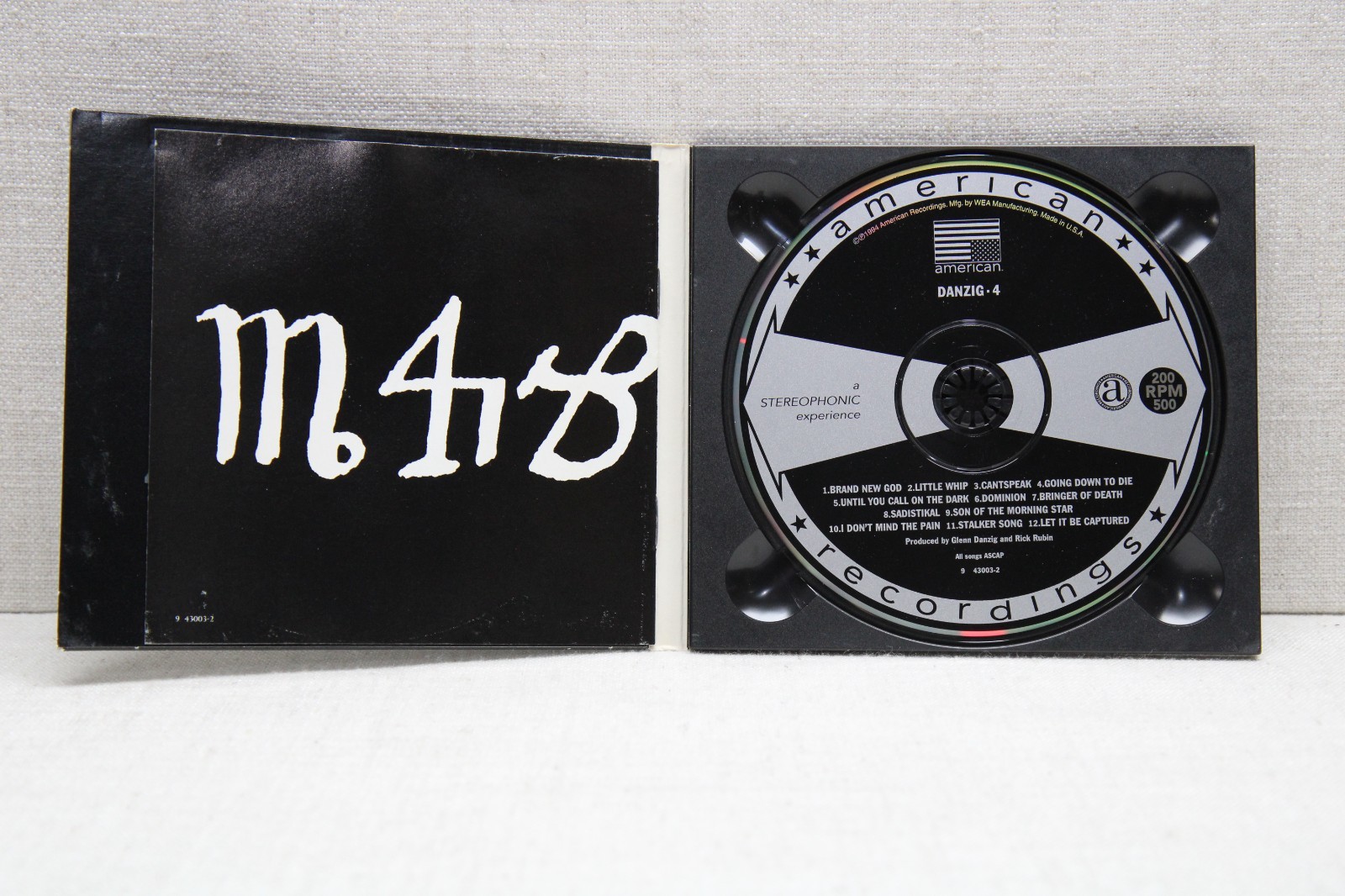 Danzig - 4 [Digipak] (CD 1994) {Misfits, Samhain}
