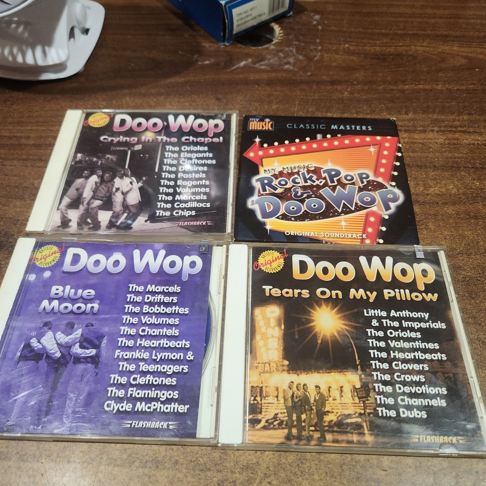 Lot of 4 Doo Wop Greatest Hit CD's, Greatest Songs From Past