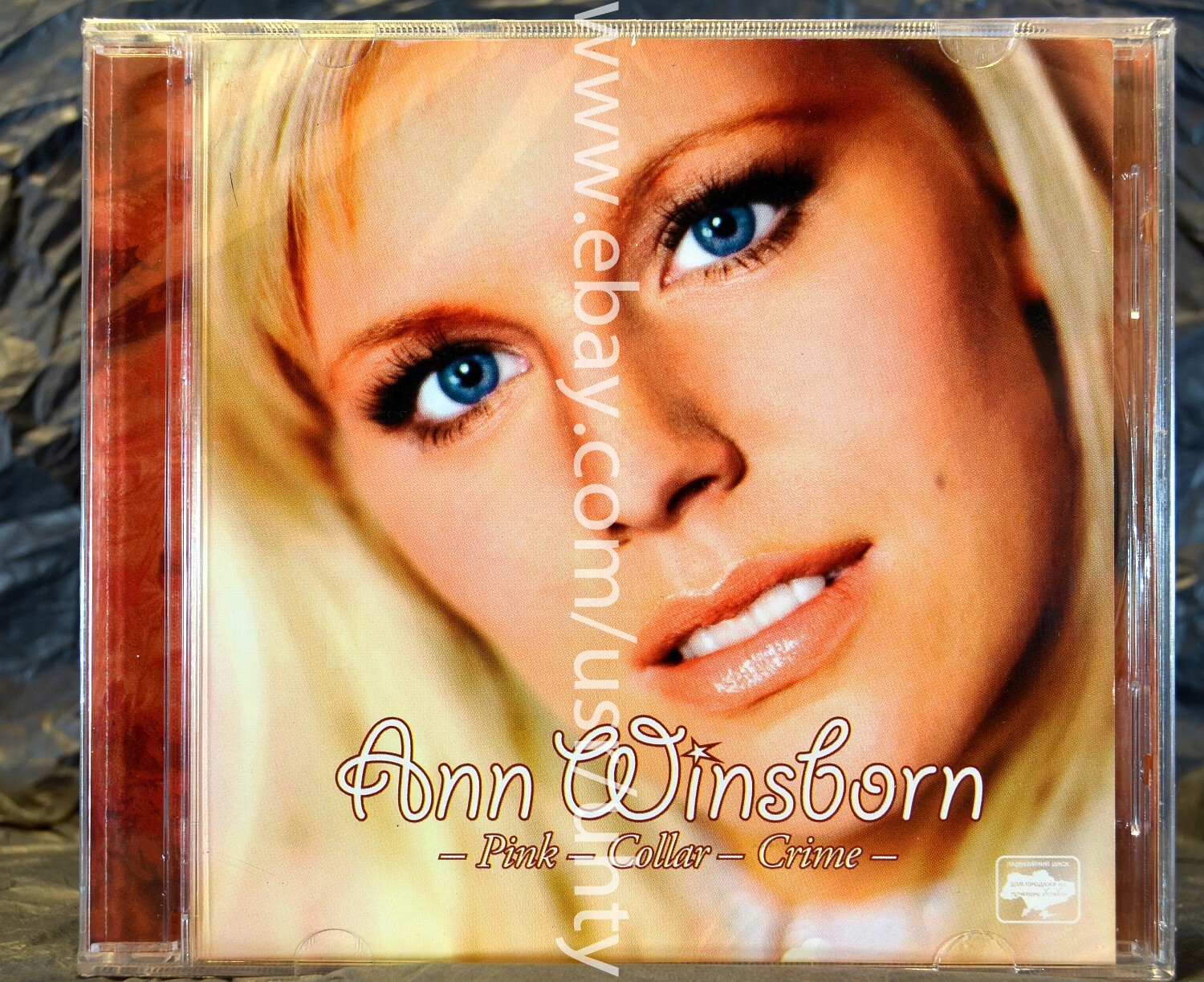 ANN WINSBORN PINK-COLLAR-CRIME RARE UKR ORIGINAL ELECTORNIC EUROPOP DISCO CD