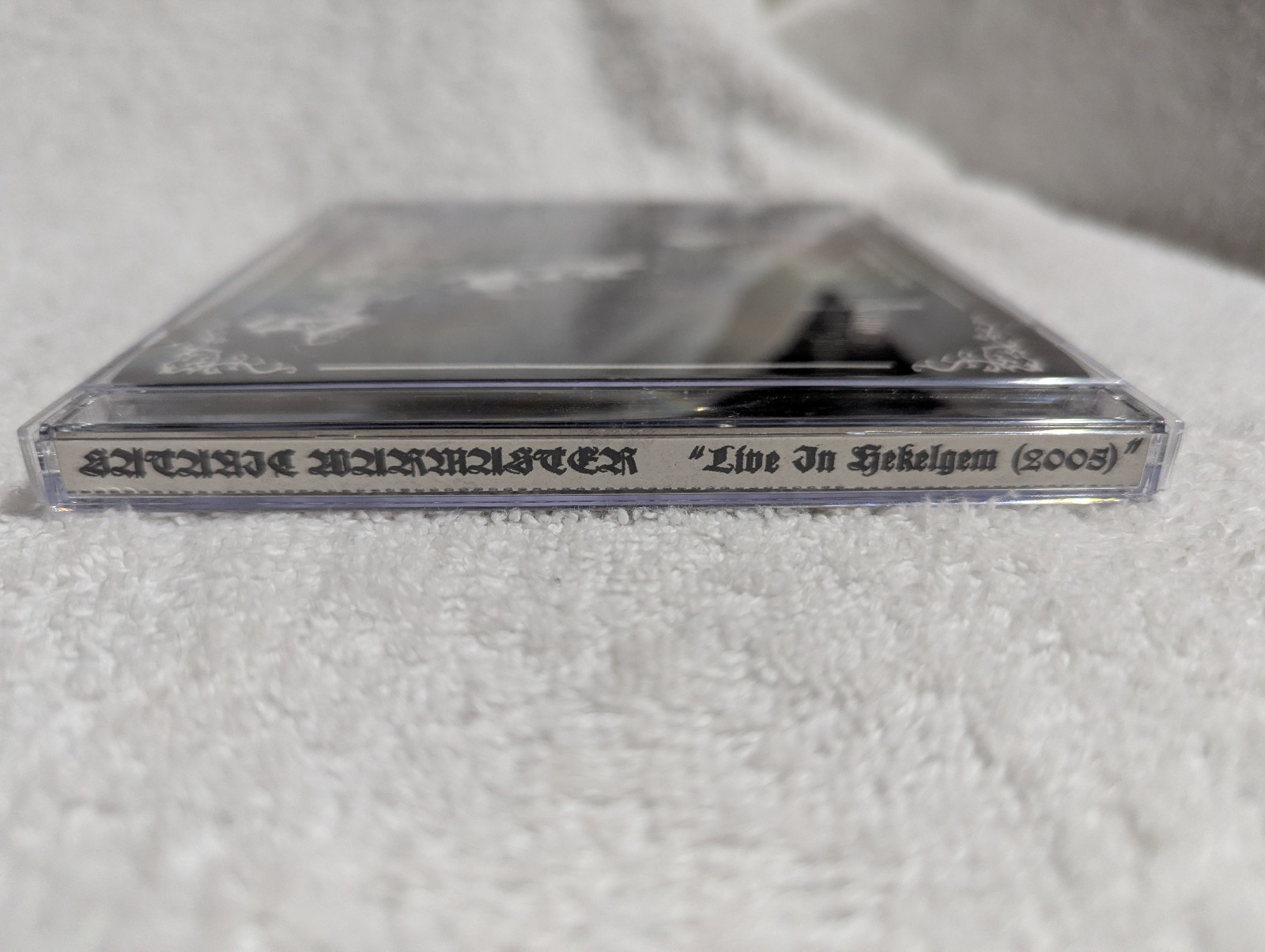 SATANIC WARMASTER Live In Hekelgem CD AGAT pressing Black Metal Finland Horna