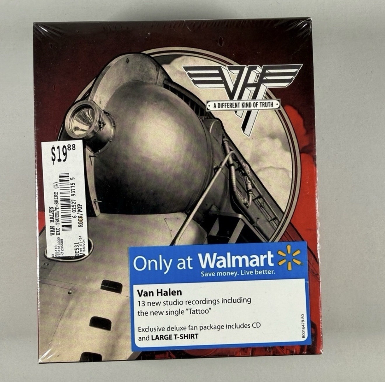 Van Halen A Different Kind Of Truth Rare Factory Sealed Cd Large T-Shirt Box Set