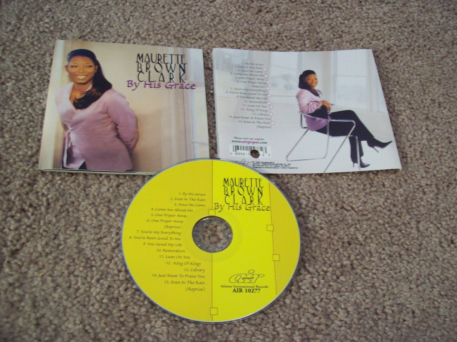 Maurette Brown Clark - By His Grace CD *RARE* 2002 AIR Records