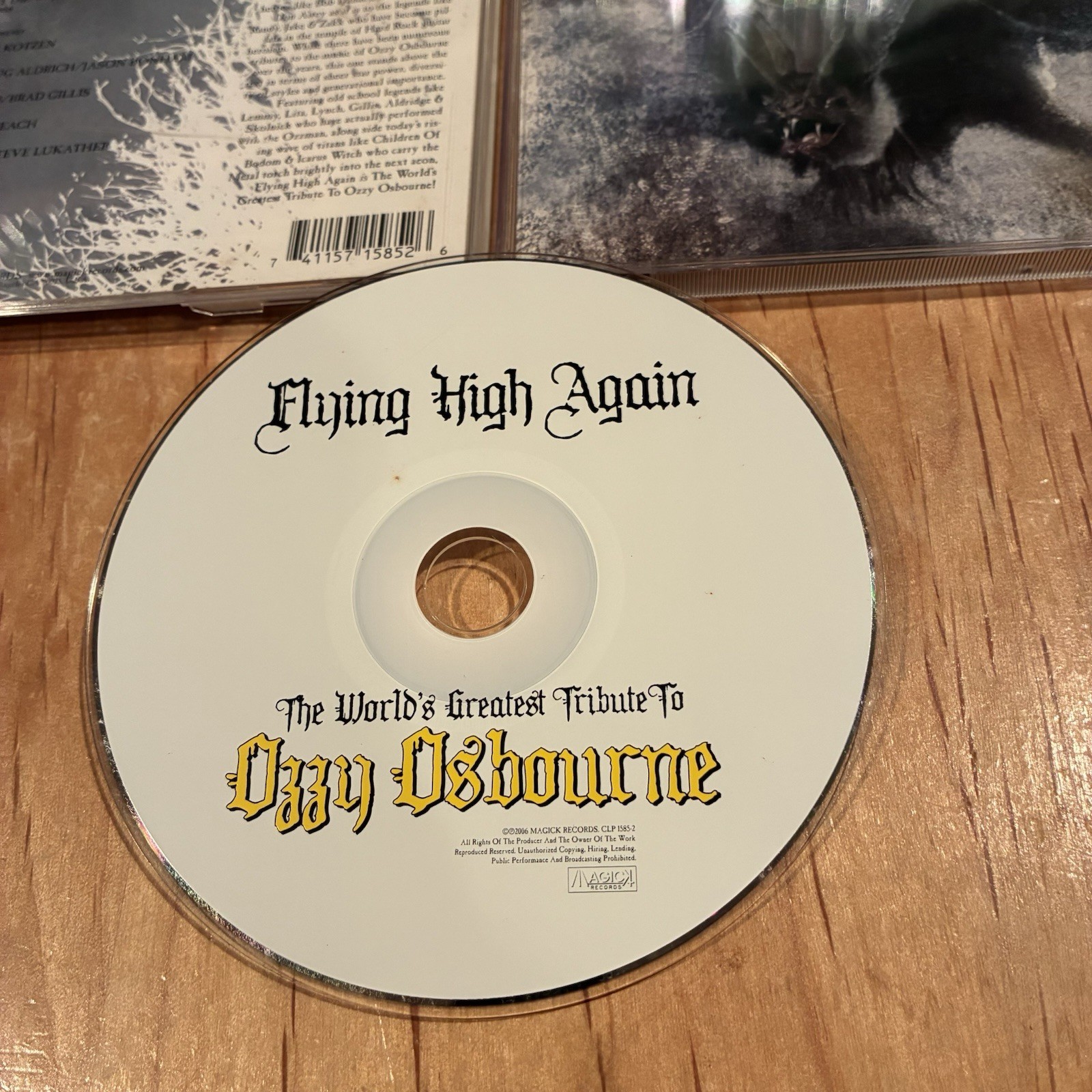 Flying High Again Tribute To Ozzy Osbourne CD yngwie novembers doom testament
