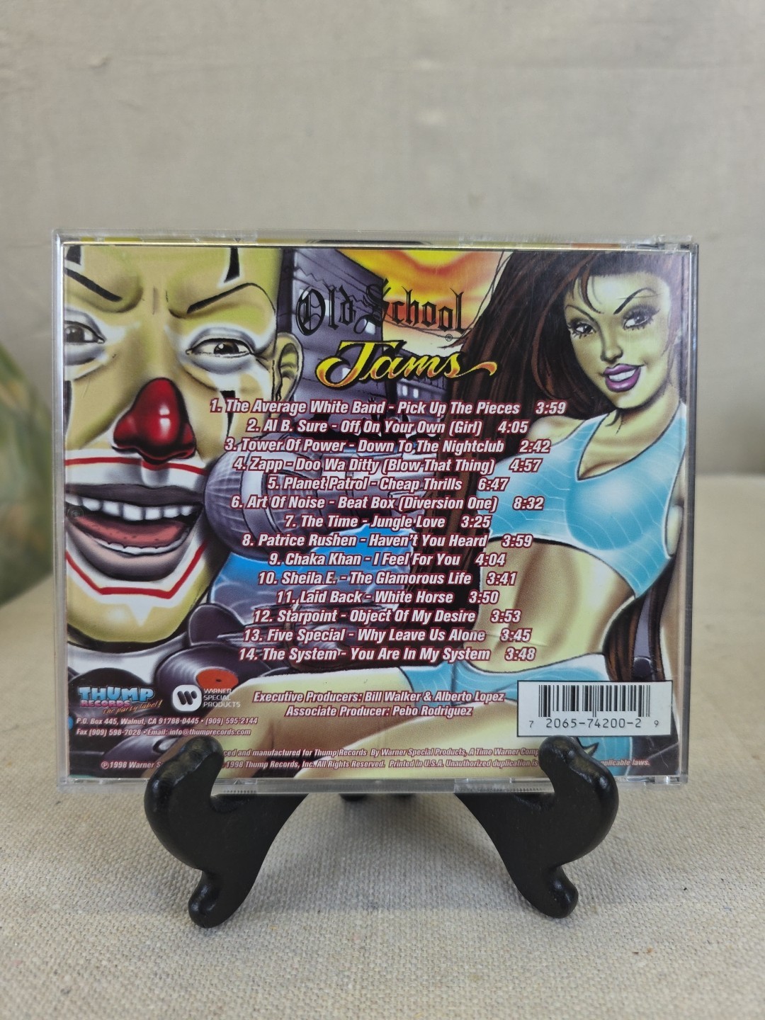 OLD SCHOOL JAMS CD Compilation Thump Records '98 OOP Zapp Sheila E Starpoint Etc