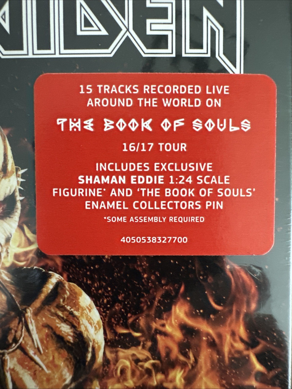 IRON MAIDEN The Book of Souls The Live Chapter - 2 CDs & Figurine 2017