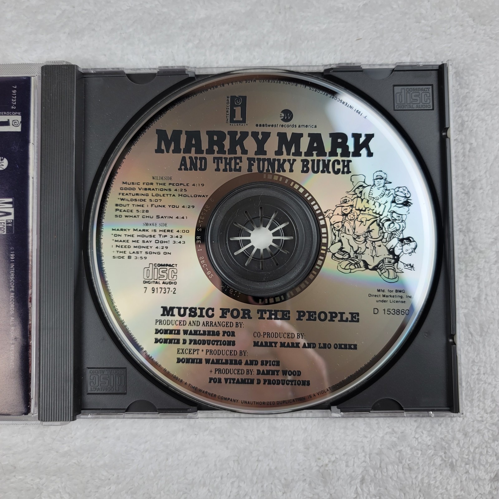 Marky Mark Funky Bunch Music for the People CD Good Vibrations 1991 BMG